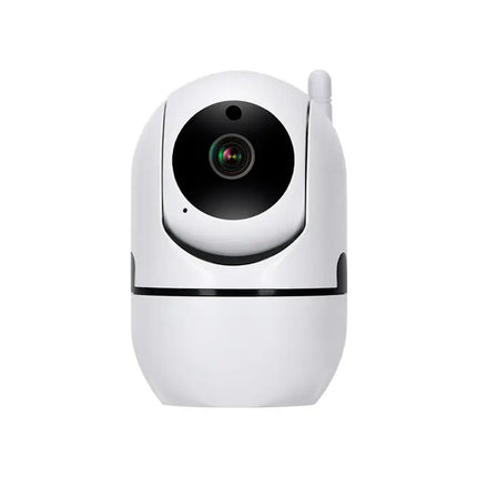 Zevlix Indoor Security Camera 1080p WiFi Camera 360 Degree Home , Night Vision, 2-Way Audio, Human Detection, Motion Tracking, Sound Detection-White