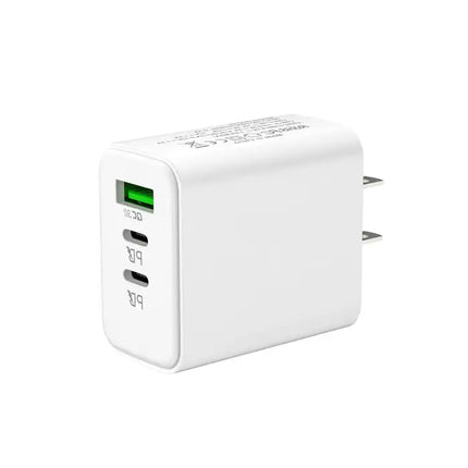40W PD (2Type-C+USB3.0) is used for Fast Charging Adapter Compatible with Multiple Devices