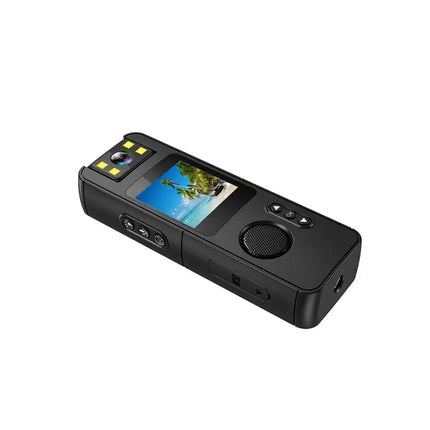 Zevlix  Wireless wifi HD camera 1080 recorder outdoor shooting law enforcement back clip handheld video recorder- Black