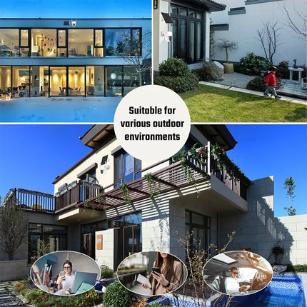 Zevlix Outdoor Security Camera Wireless Battery Powered,Solar low Power PTZ Security Camera