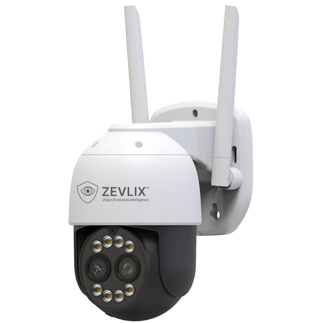 Zevlix  Outdoor Wi-Fi Security Camera 8x Optical Zoom Dual lens Camera 2.5K