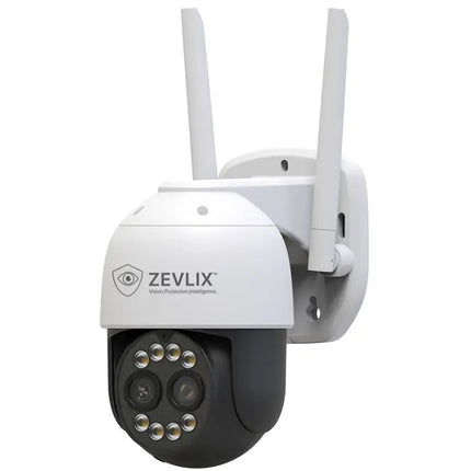 Zevlix  Outdoor Wi-Fi Security Camera 8x Optical Zoom Dual lens Camera 2.5K