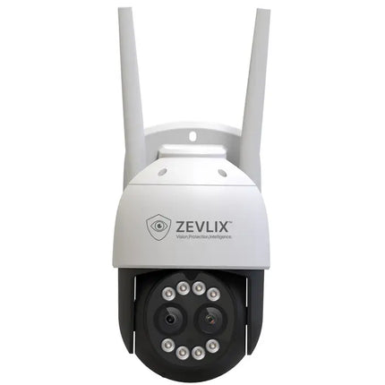 Zevlix  Outdoor Wi-Fi Security Camera 8x Optical Zoom Dual lens Camera 2.5K