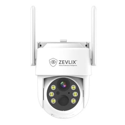 Zevlix Outdoor Security Camera Wireless Battery Powered,Solar low Power PTZ Security Camera