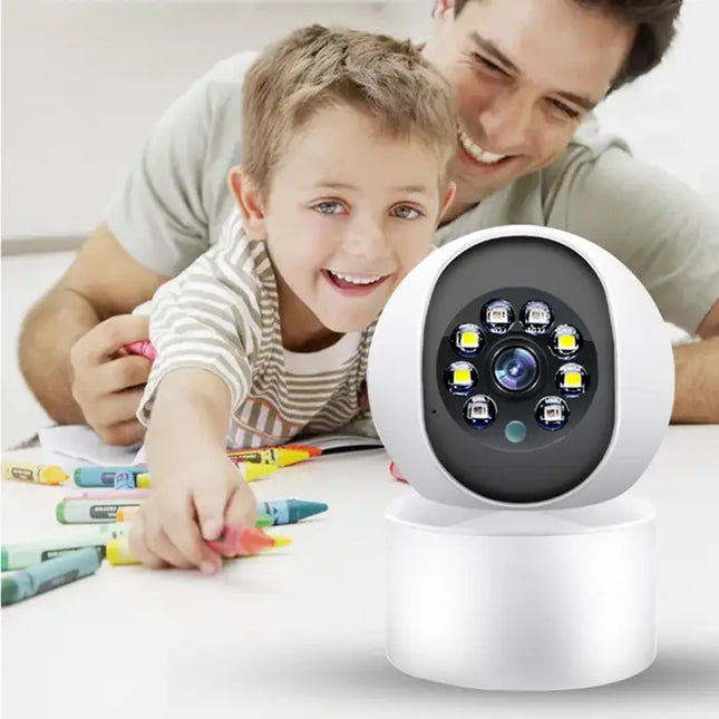 Zevlix  Indoor baby surveillance camera HD night vision monitor-White