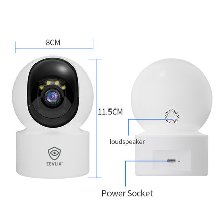 Zevlix  Wifi Indoor HD Pixels Smart home Camera