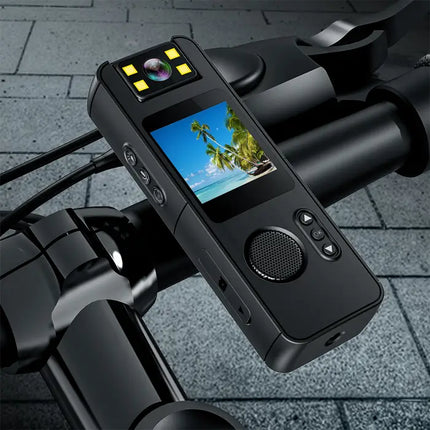 Zevlix  Wireless wifi HD camera 1080 recorder outdoor shooting law enforcement back clip handheld video recorder- Black