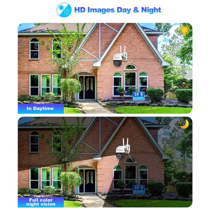 Zevlix 5MP Outdoor PTZ Wifi Security Camera High quality HD camera performance