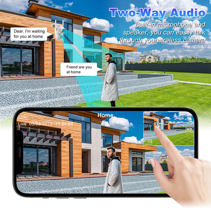 Zevlix  Dual 3MP HD lenses outdoor Camera