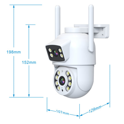 Zevlix  Dual 3MP HD lenses outdoor Camera