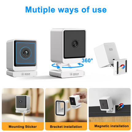 Zevlix  Indoor Security 2.4&5G Hz Window Camera