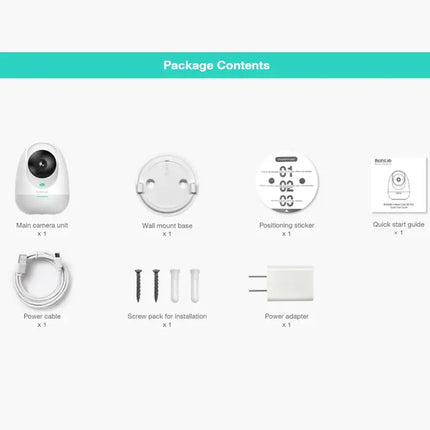 Zevlix  C213 Botslab Indoor Cam 2E Pro-White