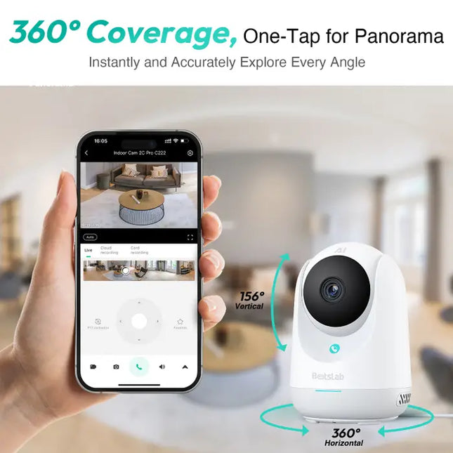 Zevlix  C222 Botslab Indoor Cam 2C Pro-White