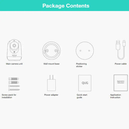 Zevlix  C224 Botslab Indoor Cam 3C Pro-White