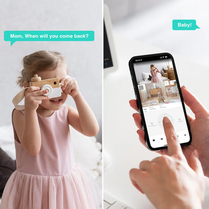 Zevlix  2K Dual-Lens Pan & Tilt WiFi Security Camera | Smart Tracking, Motion Detection, Night Vision, Two-Way Audio, Works with Alexa & Google Assistant