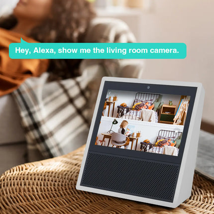 Zevlix  2K Dual-Lens Pan & Tilt WiFi Security Camera | Smart Tracking, Motion Detection, Night Vision, Two-Way Audio, Works with Alexa & Google Assistant