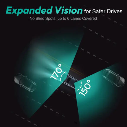 Zevlix 4K Smart Dash Cam Pro Night Vision, Wide-Angle, AI Safety