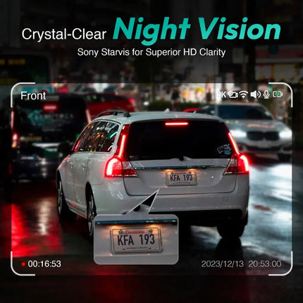 Zevlix G500H Pro Botslab Dash Cam-Black