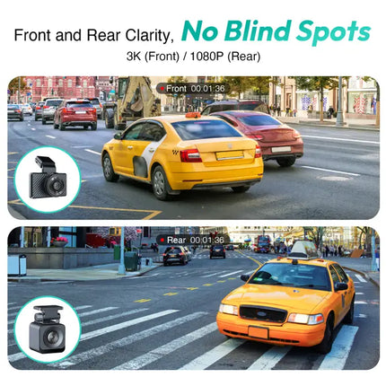 Zevlix G500H Pro Botslab Dash Cam-Black