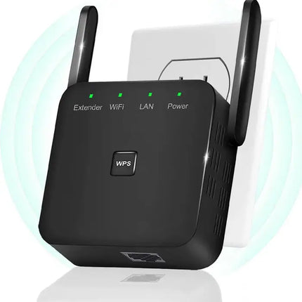 Zevlix WiFi Extender 5G 1200Mbps Wi-Fi Signal Booster Amplifier for Home WiFi 2.4GHz Dual Band Wireless Repeater with Strong,4 Antennas 360° Coverage with Ethernet Port AP Mode