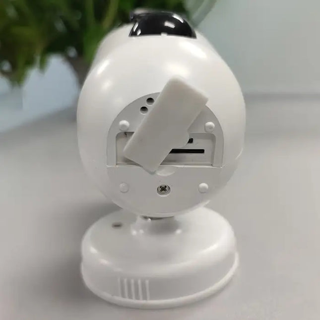 Zevlix  Household wifi high-definition camera solar infrared detection sensing monitor-White