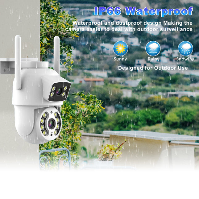 Zevlix  Dual 3MP HD lenses outdoor Camera