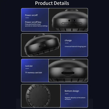 Zevlix Plug free dual band WiFi intelligent monitoring camera-Black