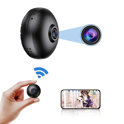 Zevlix Plug free dual band WiFi intelligent monitoring camera-Black