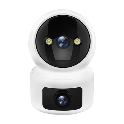 Zevlix  WiFi Wireless Camera, Motion Detection 355° Panorama Dual Band Security HD Camera-White
