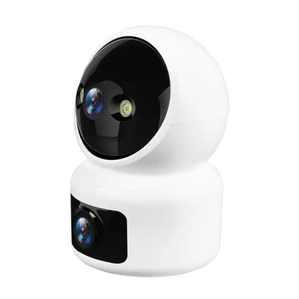 Zevlix  WiFi Wireless Camera, Motion Detection 355° Panorama Dual Band Security HD Camera-White