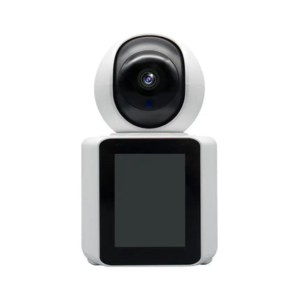 Zevlix WiFi Wireless Camera Two-Way Video/Audio Indoor Camera, Child/Elder/Dog/Pet Camera with Phone App, 1080P Home Security Camera with Night Vision, One-Button Call，Motion Detection, Humanoid Detection-White