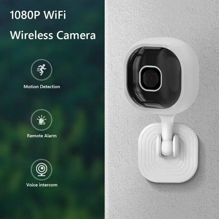 Zevlix  A3 Wireless Surveillance Camera Home Indoor Wifi Monitor 1080 HD Security Network Camera-White