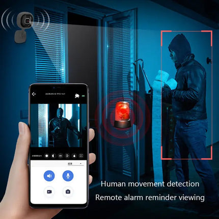 Zevlix  A3 Wireless Surveillance Camera Home Indoor Wifi Monitor 1080 HD Security Network Camera-White