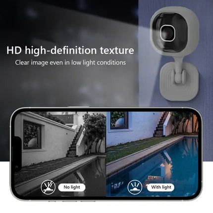 Zevlix  A3 Wireless Surveillance Camera Home Indoor Wifi Monitor 1080 HD Security Network Camera-White