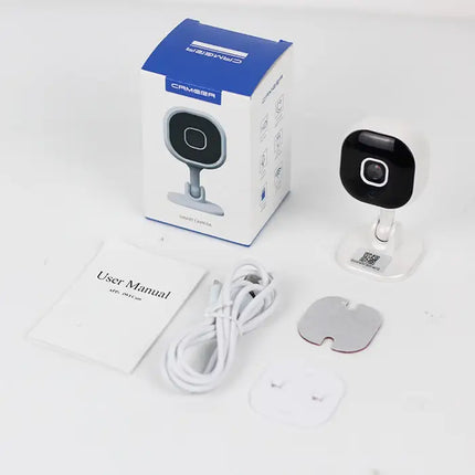 Zevlix  A3 Wireless Surveillance Camera Home Indoor Wifi Monitor 1080 HD Security Network Camera-White