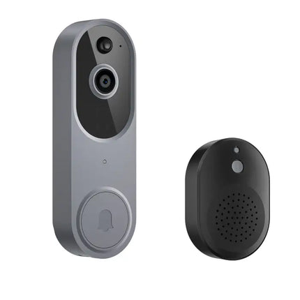 Zevlix  1080P Wireless Video Doorbell Camera, AI Human Detection, Live View, Night Vision, Chime Ringer, Instant Alerts, 2.4G WiFi，Free Chime