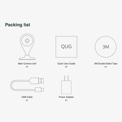 Zevlix  2K Dual-Lens Pan & Tilt WiFi Security Camera Smart Tracking, Motion Detection, Night Vision, Two-Way Audio, Alexa & Google Assistant