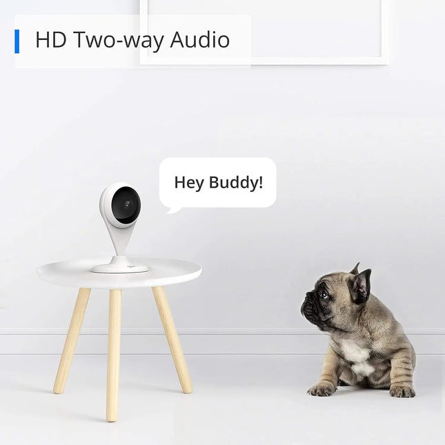 Zevlix  2K Dual-Lens Pan & Tilt WiFi Security Camera Smart Tracking, Motion Detection, Night Vision, Two-Way Audio, Alexa & Google Assistant