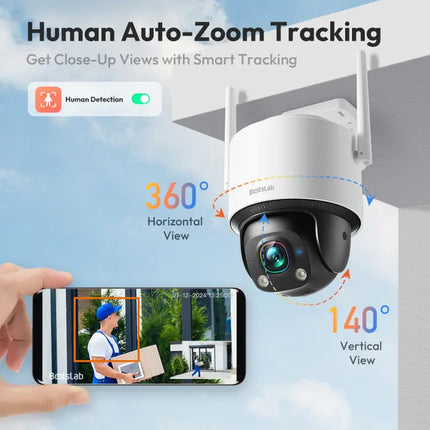 Zevlix W317 Botslab ColorS AI Night Cam-White