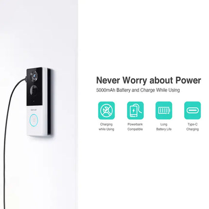 Zevlix  R801 Botslab Video Doorbell-White