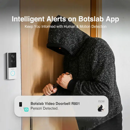 Zevlix  R801 Botslab Video Doorbell-White