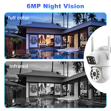 Zevlix  Dual 3MP HD lenses outdoor Camera