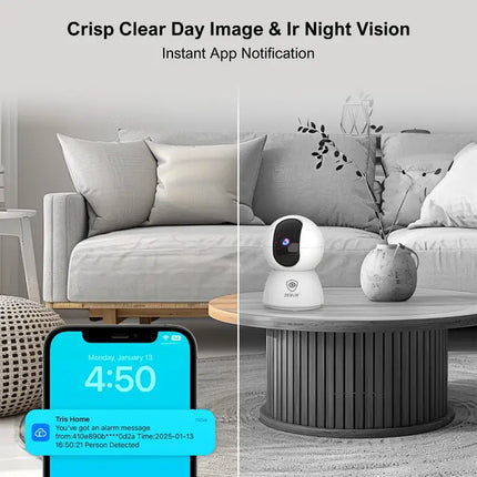 Zevlix  Wifi 360° panoramic monitoring 4MP Indoor Camera