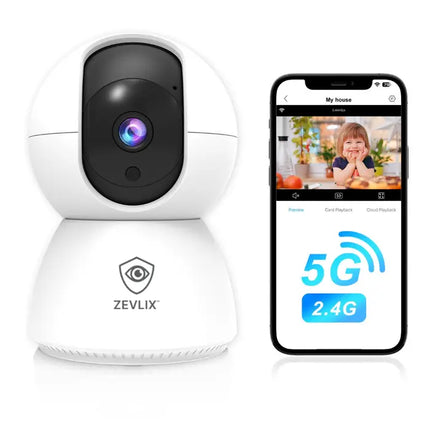 Zevlix  Wifi 360° panoramic monitoring 4MP Indoor Camera