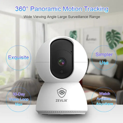 Zevlix  Wifi 360° panoramic monitoring 4MP Indoor Camera