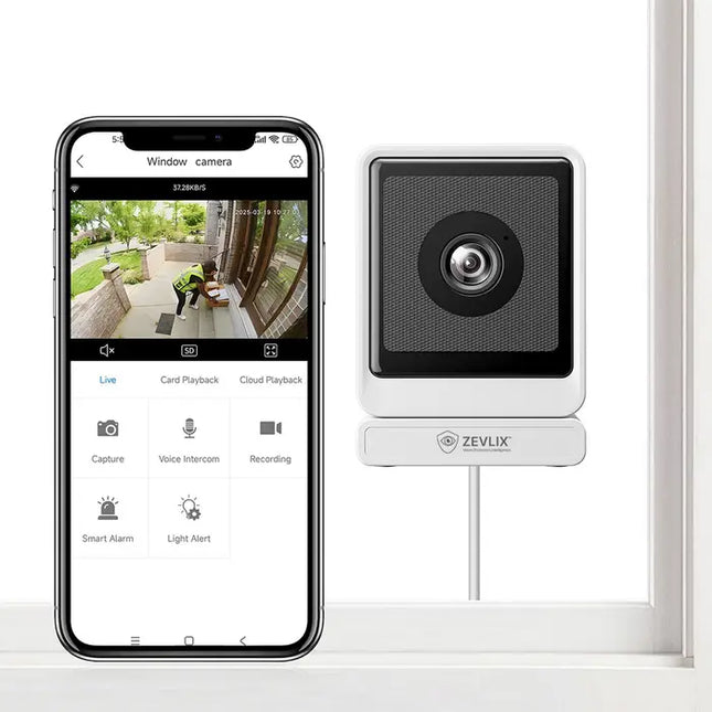 Zevlix  Indoor Security 2.4&5G hz Window Camera