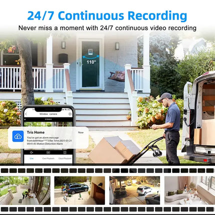 Zevlix  Indoor Security 2.4&5G hz Window Camera