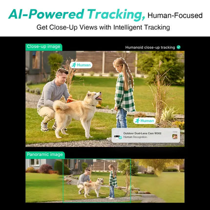 Zevlix W302 Botslab Outdoor Dual-Lens Camera-White