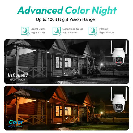 Zevlix W311 Botslab Outdoor Pan/Tilt Camera-White