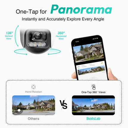 Zevlix W311 Botslab Outdoor Pan/Tilt Camera-White